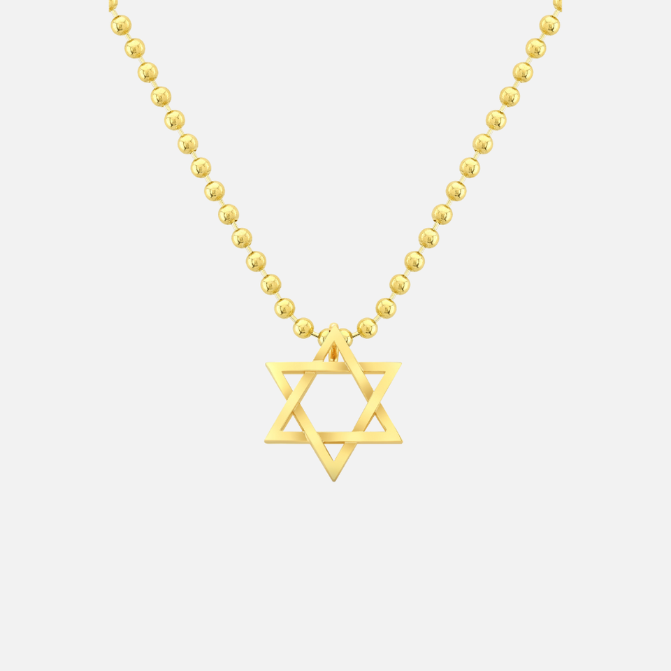 Star of David Gold Necklace