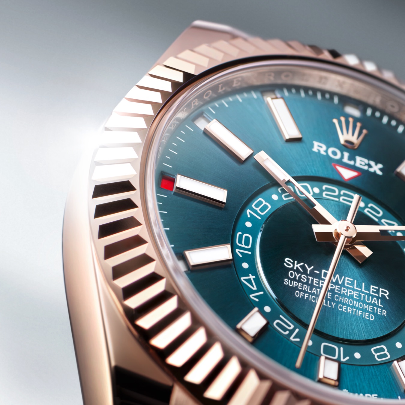 Oyster Perpetual SkyDweller by Rolex from Razny Jewelers in Chicago