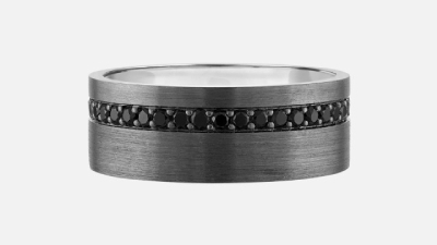 black-rhodium-and-black-diamond-wedding-band