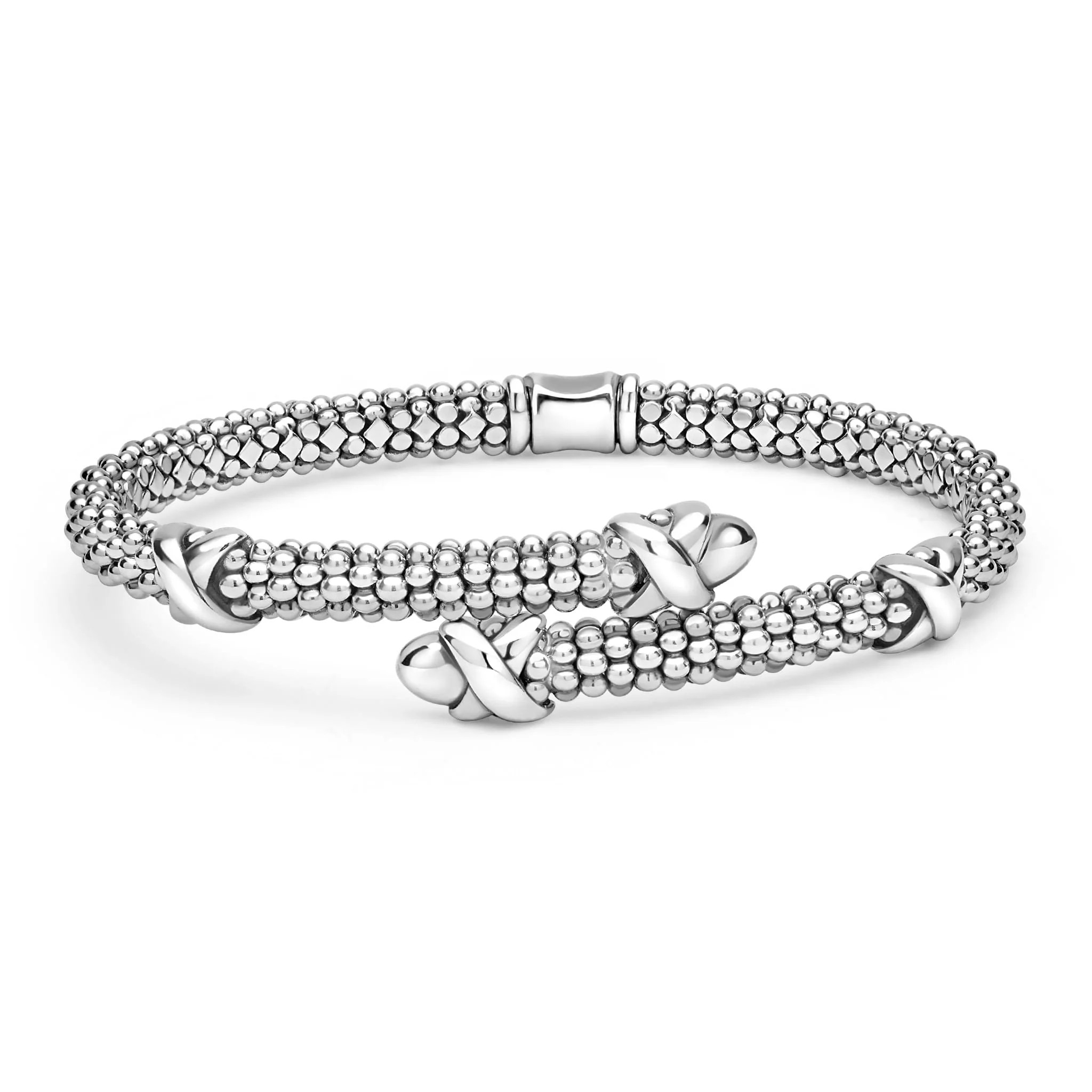 Silver X Station Versa Bypass Bracelet