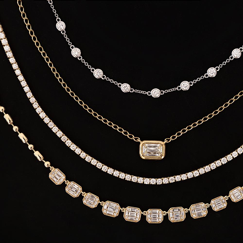 Diamond Necklaces in Chicago at Razny Jewelers