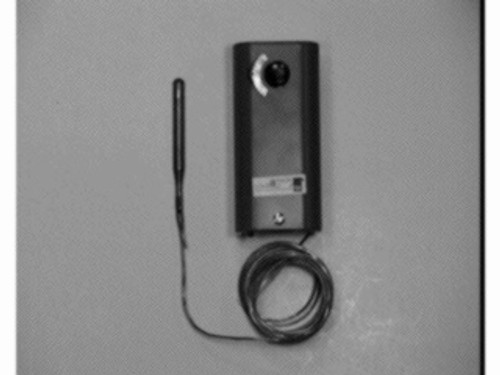 These thermostats are available with fixed or adjustable differential.The various control ranges cover a broad range of temperature applications with a minimum number of models.On request a built-in high or low limit stop is possible and can be adjusted quickly and easily in the field. All models have a universal way of adjustment. For this purpose a knob and sealing cap are enclosed.All are equiped with IP30 enclosure.DIFF 6 - 24 ADJ,10' CAP, SPST, NEMA 1,.290 X 2.52 BULB,