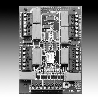 PER 8DBC CONTROLLER). SYMMETRY M2150 4 INPUT/8 OUTPUT MODULE - (NOTE: MAXIMUM 1 OPTION BOARD