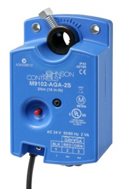 The small family electric damper actuator series have been developed to operate small air dampers in ventilation and air conditioning systems. The compact design make this actuator highly versatile.35 IN-LB, NSR, 60 SEC, 90 DEG, 24 VACPLENUM RATED CABLE