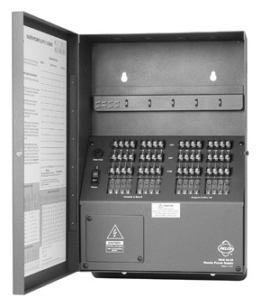 -CCTV CAMERA POWER,INDOOR,MULTI CAMERA,CIRCUIT BREAKERS,24VAC/2AMP