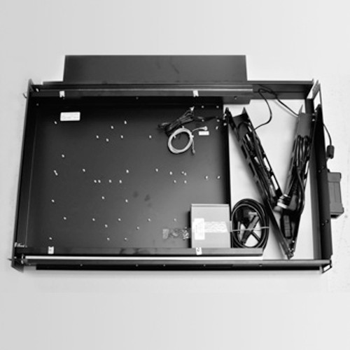SYMMETRY RAK3 RACKMOUNT ENCLOSURE - 2U, 19 RACK, LOCK, 3.5A POWER 4DC OR 2DC. 2X 2DC, 4DC, AC24/4 OR OC4/24. QTY 1X DBU and QTY 1X A
