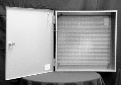 24X24X9.25 ENCLOSURE SOLID DOOR PERFORATED SUB-PANEL STEEL UL TYPE 1