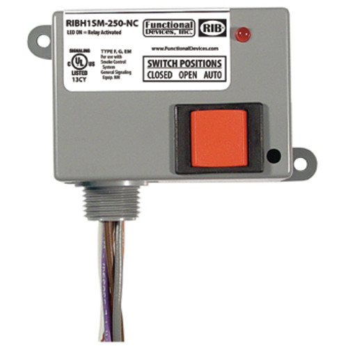 ENCLOSED RELAY 10AMP SPST