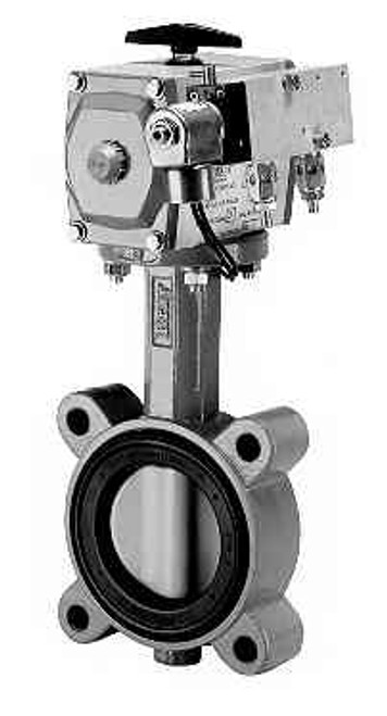 VF Series Two-Way, Industrial-Grade, Non-Spring Return, VA-907x Series Electric Actuated, Standard-Pressure, Standard-Temperature Butterfly Valves are
specifically designed for a wide range of Heating, Ventilating, and Air Conditioning (HVAC) applications, including two-position and modulating control of hot, chilled, or condenser water, and 50/50 glycol solutions.HP PNEU, SPRING CLOSED 2-POSITION 50 PSI CLOSE-OFF