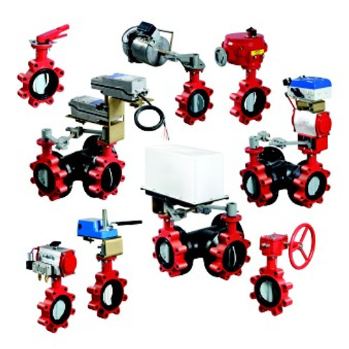 VF Series Two-Way, Industrial-Grade, Non-Spring Return, VA-907x Series Electric Actuated, Standard-Pressure, Standard-Temperature Butterfly Valves are
specifically designed for a wide range of Heating, Ventilating, and Air Conditioning (HVAC) applications, including two-position and modulating control of hot, chilled, or condenser water, and 50/50 glycol solutions.VFE050LB2924GGA