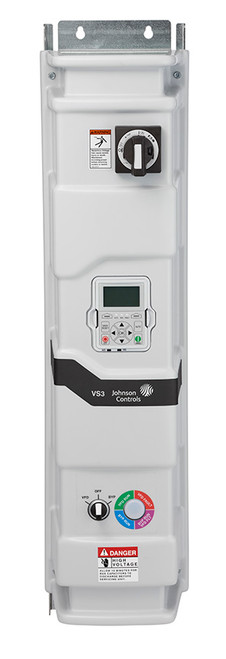 VS3, 15HP, 480V, 23A, NEMA 1, 2 CONTACTOR BYPASS,SAB,BACNET IP andMS/TP