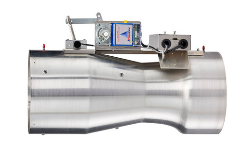 Hospitals, universities, and research facilities across the globe trust Triatek  Venturi Valves to protect their occupants from dangerous airborne pathogens and chemicals. Triatek Venturi Valves maintain the desired airflow regardless of duct pressure. This is accomplished with a cone and springloaded piston inside the cone. As the duct pressure increases, the spring compresses and pushes the cone further into the shell. This mechanism keeps the volumetric flow rate constant as air travels through the valve and duct pressure varies. Triatek Venturi Valves utilize fast-acting electric actuators that provide a rapid response to changing conditions. This rapid response ensures the airflow is maintained which is critical in areas requiring a specific threshold of air flow in order to protect individuals from airborne chemicals or particulates.TRK VENTURI VLV,1X08IN,SS,INSL,CONSTANT VOLUME,PC,DOWN FLOW,MP,NO CTRL