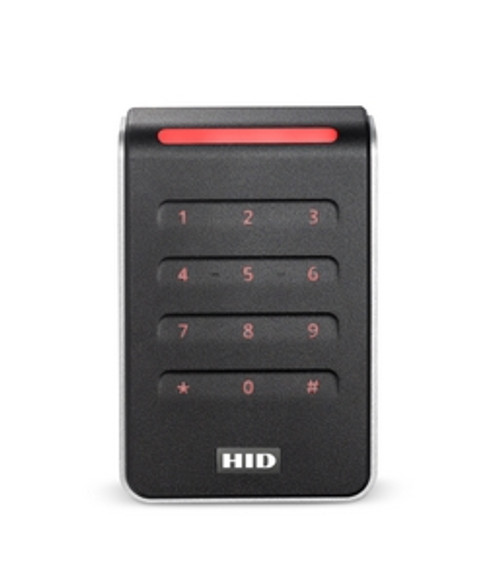 HID Wall Reader, Keypad, Terminal, 13.56 MHz, 125 kHz, OSDP, Wiegand, CSI Indala 32 Bit, Mobile Ready