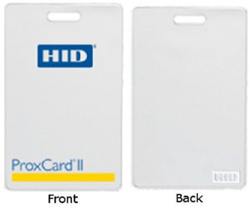 ProxCard II Clamshell Card (1326): Low Freq, ProxCard II Art Front, Molded HID Logo Back, Sequential Match Encoded/Printed (Inkjetted), VSP