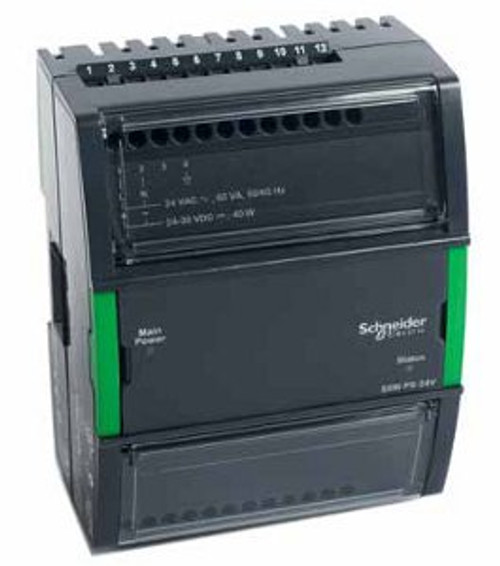 Power supply module, SpaceLogic, 24VAC or 21-30VDC, for AS-P and I/O modules [TAA]