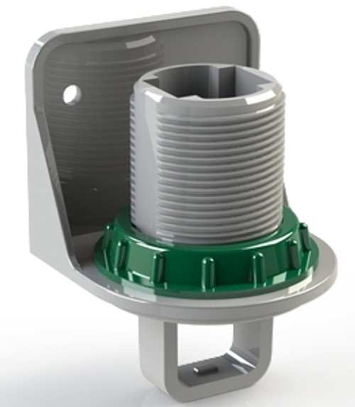 USB Adapter Cradle, SpaceLogic, plastic mounting cradle and wall plate for Zigbee Wireless Adapter