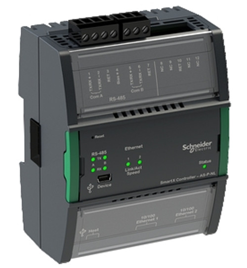 Automation server, SpaceLogic, AS-P-NL, 2 RS-485 ports, 2 10/100 ethernet ports [TAA]