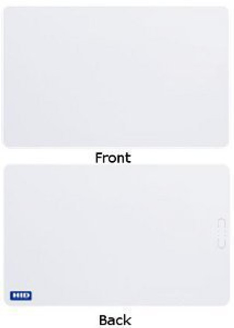 ISOProx II Card (1386): Std. PVC, Prog. Low Frequency, Plain White PVC Gloss Front/Back, Sequential Matching Encoded/Printed (Engraved), NSP