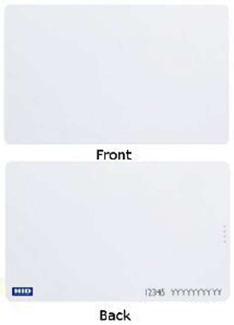 iCLASS Card: Comp, 32k Bit (4K Bytes) 16k/16+16k/1 app, White Gloss, Seq Match Encoded/Printed (Ink), NSP