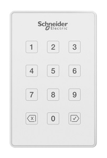 Security Expert smartcard reader, 13.56MHz, PIN and keypad, wall plate, white