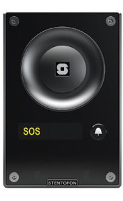 TCIS-4 Network Intercom, Turbine Series, Standard-4, Compact, Die-Cast Aluminum Frame, Thermoplastic Front Plate