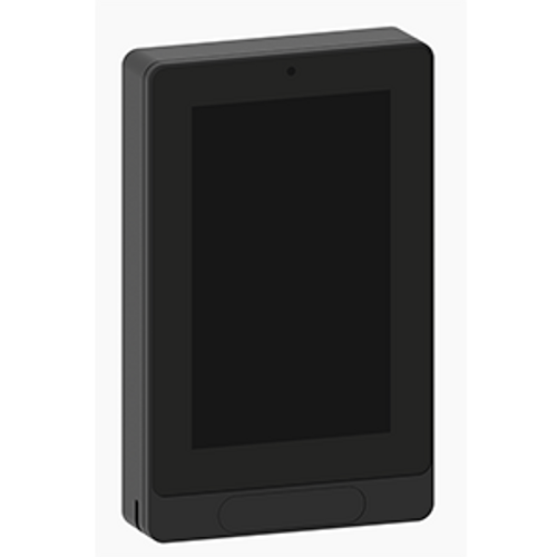 Touchscreen Room Controller Low Voltage Fan Coil Unit & Zone: BACnet MSTP, RH sensor, PIR sensor, Black