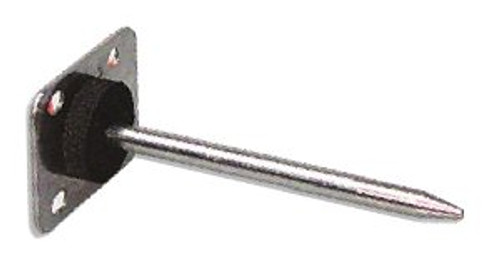 Temperature Sensor, Duct Mount, Probe Length: 8" (203mm), 10K T3, Thermistor, Resistive Output, 2 Pt Cal