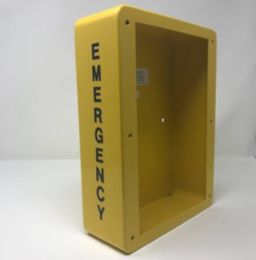 EMERGENCY BOX, 16GA SS,Weight -8lbs, color-Yellow.