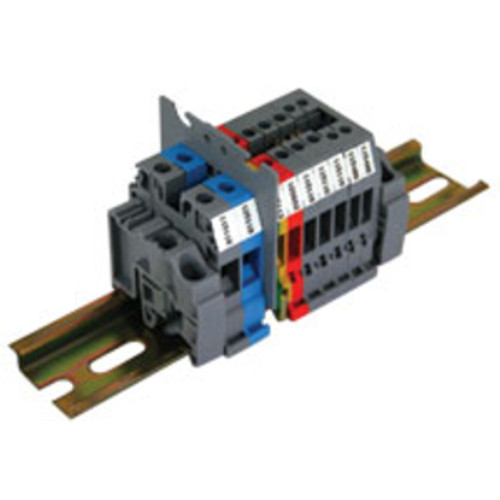 Schneider Electric KEL-M4/6-RD-PKG50 6MM(.238IN)TERM.BLOCK - RED (PKG OF 50)