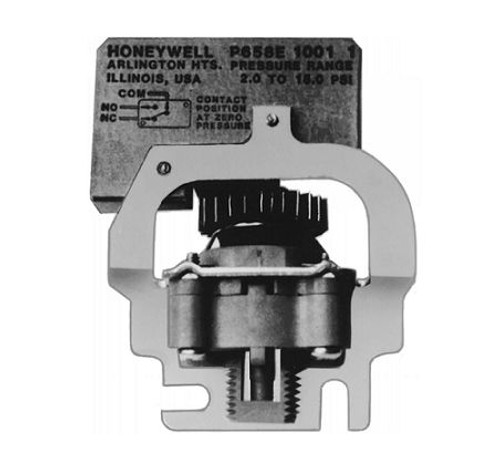 P658E1001/U - Pneumatic/Electric Switch: Panel Mount: No Factory Calibration: 2 to 17psi Setpoint Range
