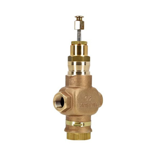 V5011N1040/U - GLOBE VALVE - 1/2 IN. NPT - 2-WAY - 4.7 CV - BRASS TRIM - EQUAL PERCENTAGE