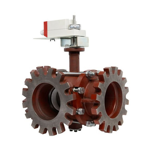 VBF3L71S0A/M - Control Ball Valve: 3-way: Floating: 6in: Flanged: 650Cv: Non-Spring Return
