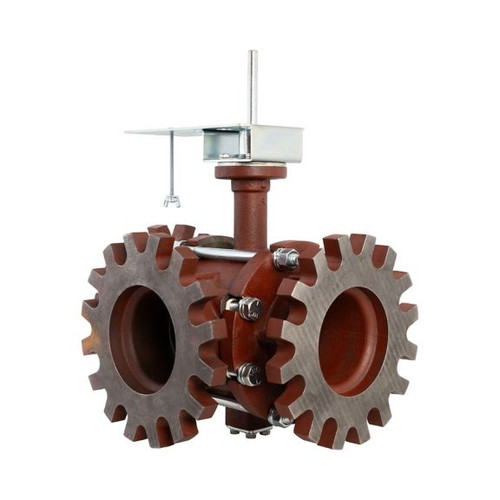 VBF3KU1S0X/M - Control Ball Valve: 3-way: 5in: Flanged: 144Cv