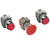Schneider Electric KEL-ABW410-R PUSH BUTTON MOMENTARY RED MUSHROOM 1 NO