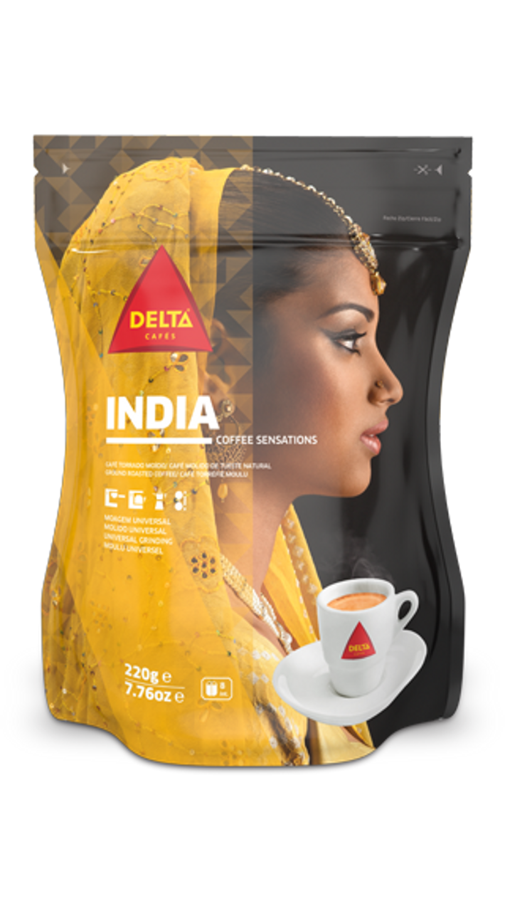 Coffe Delta INDIA Universal Ground (7.76 oz) - Dona Maria Gourmet