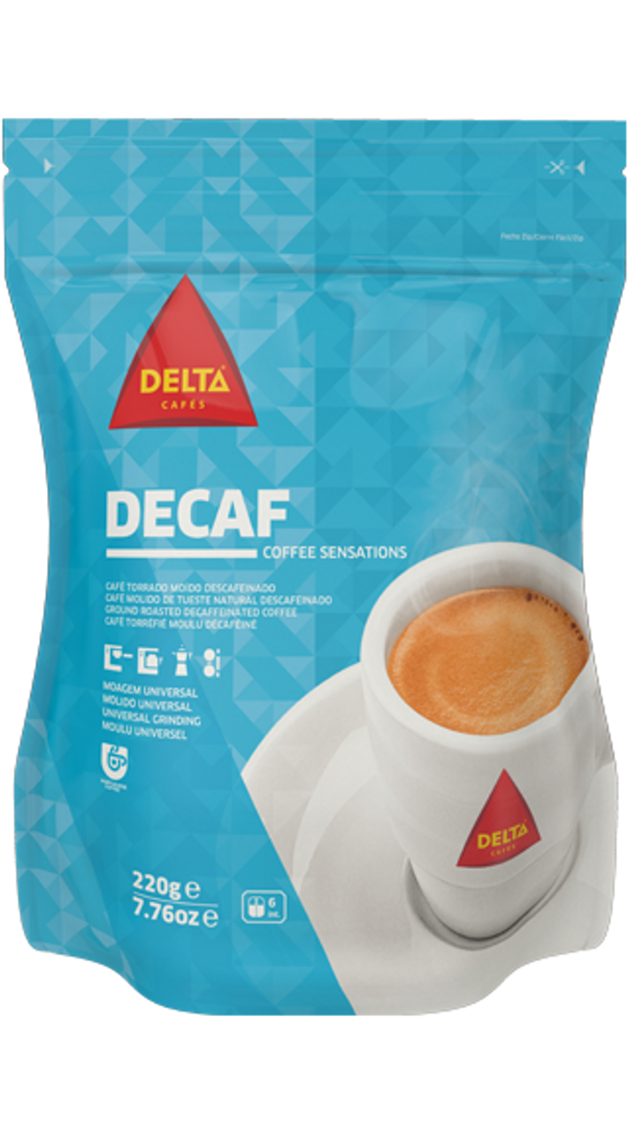 Decaf Coffee Delta Universal ground (7.76 oz) - Dona Maria Gourmet