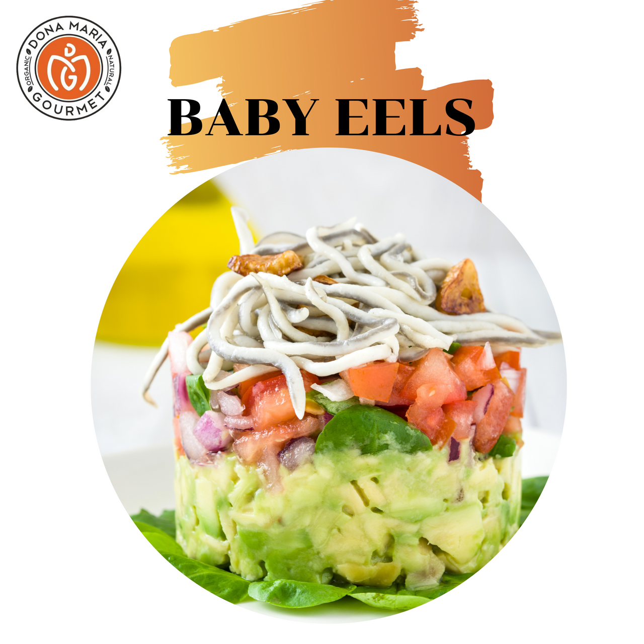 Surimi of Baby Eels Spicy ( 2 packs) Glutenfree Dona Maria Gourmet