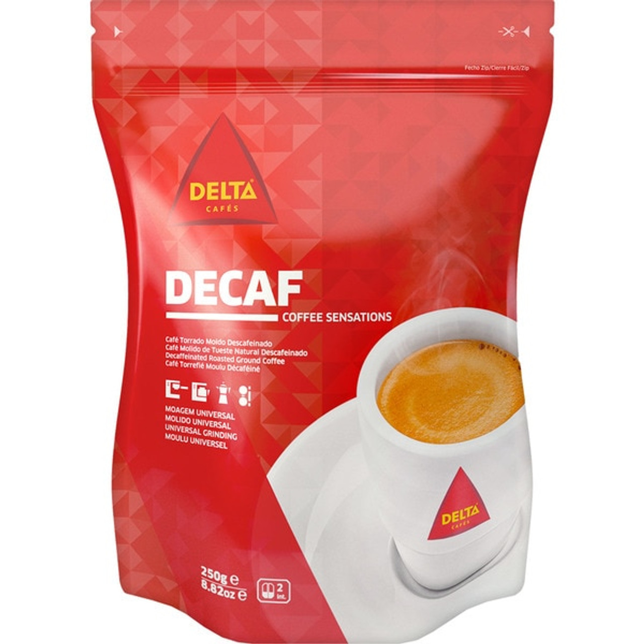 Delta Cafes Decaf Ground Coffee 8.8oz/250g