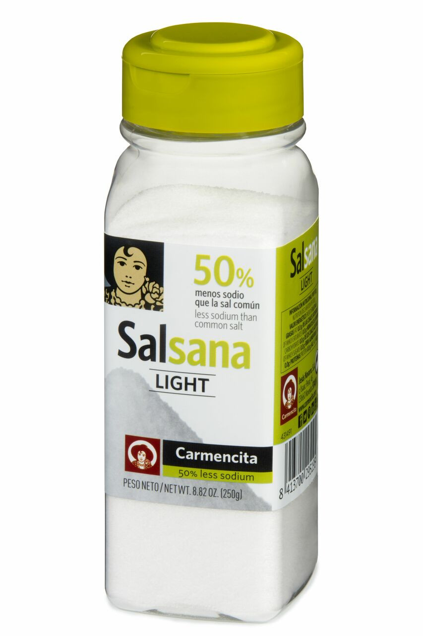 Salsana Light Salt - 50% Less Sodium than Regular Salt - Enhance