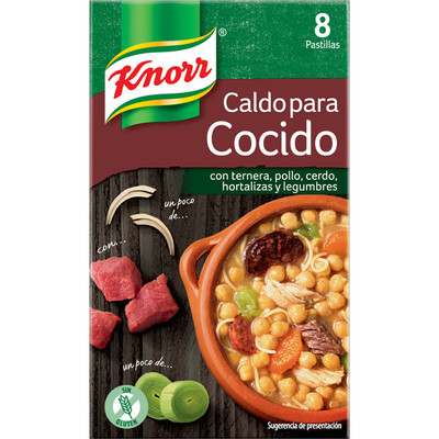 Knorr Caldo De Pescado con Aceite de Oliva Extra Virgen 12 Cubes