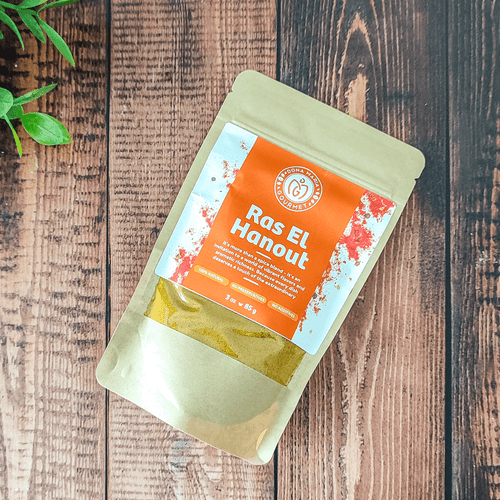 Genuine Ras El Hanout Spice Mixture - 3 oz Top-Grade Moroccan Culinary Seasoning Genuine Ras El Hanout Spice Mixture - 3 oz Top-Grade Moroccan Culinary Seasoning