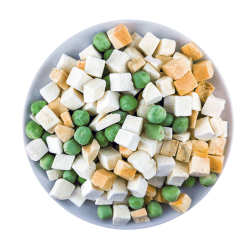 Freeze Dried Russian Salad Vegetable Mix