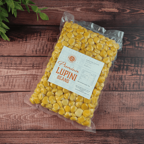 Premium Lupini Beans - 1kg (35.27 oz) Vacuum-Packed