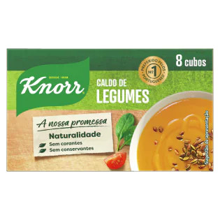 Knorr Vegetable Bouillon Cubes 8 Pack 80 grams (Pack of 2) Dona Maria