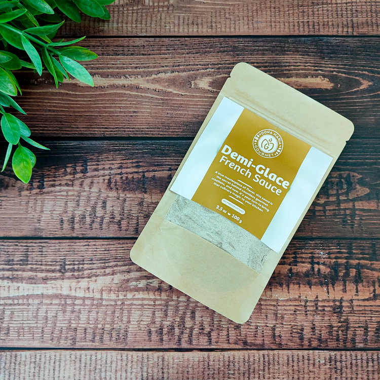 Premium French DemiGlace Sauce 3.5 oz, 10 Servings Authentic Beef