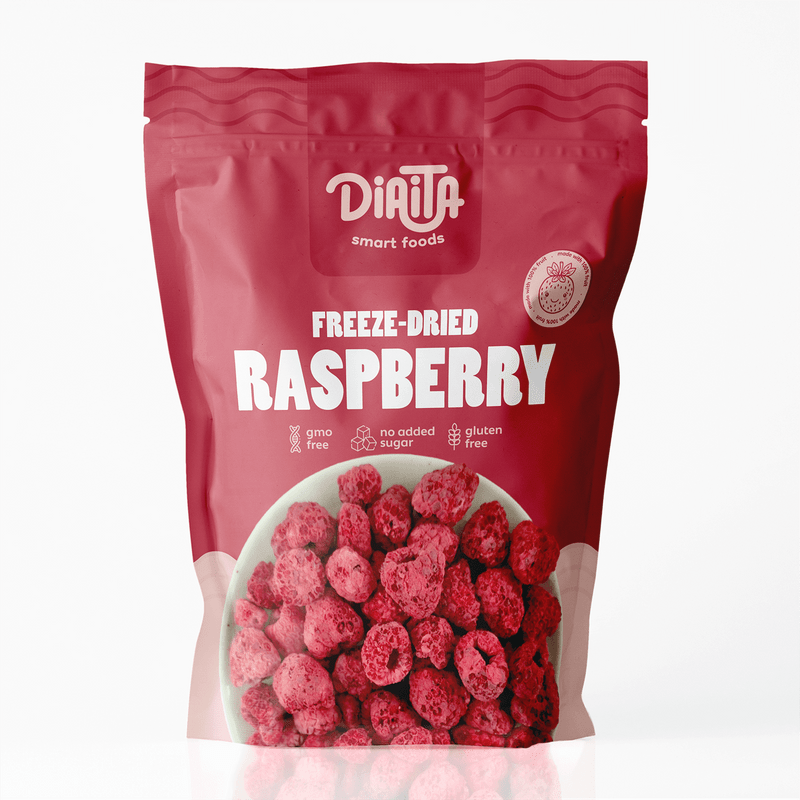 Freeze Dried Raspberries - Pack 2 - 100% Natural Organic Raspberries