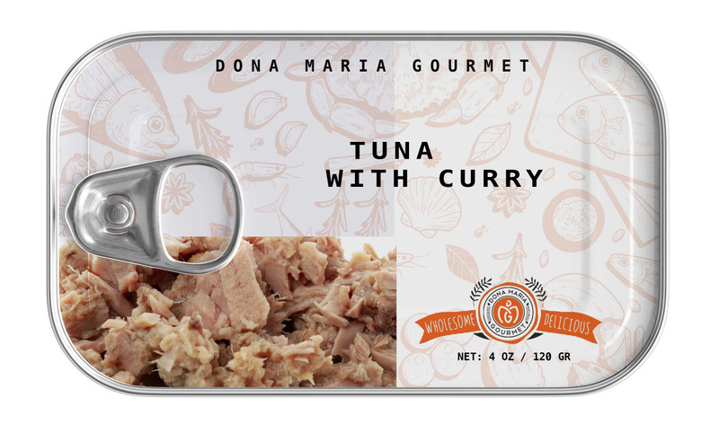 Tuna Filet Olive Oil With Curry