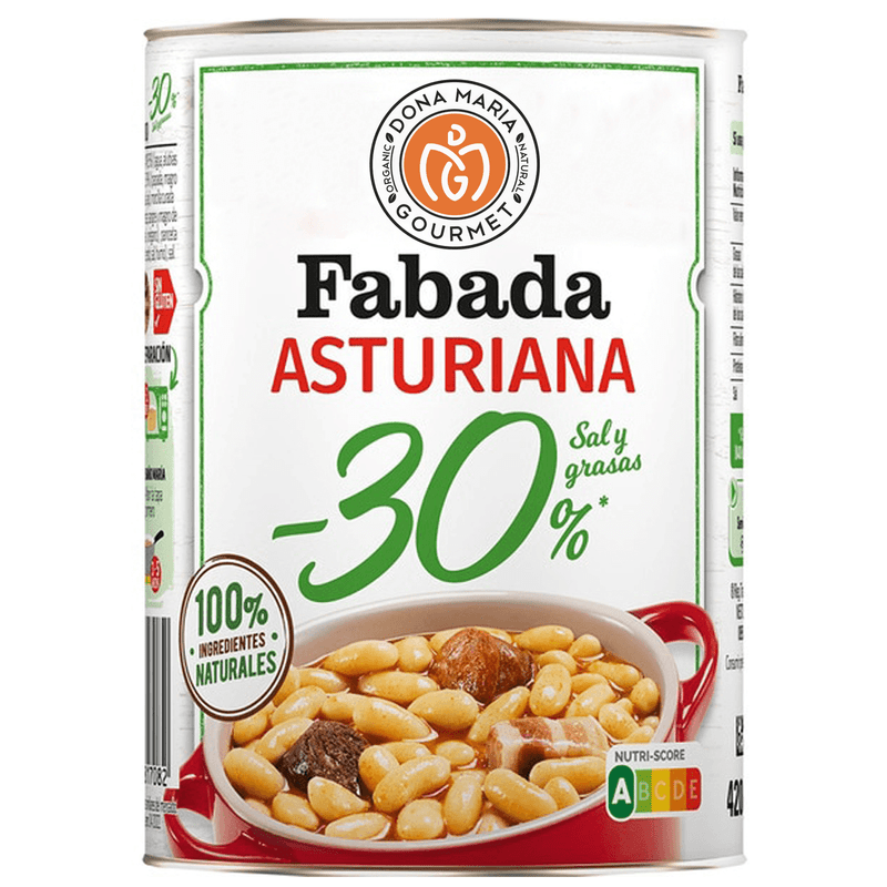Fabada Asturiana - Healthy Bean Stew with 30% Less Salt and Herb Infusion - 14.8 oz (420g)