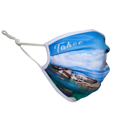 Lake Tahoe Mask, tahoe mask, lake tahoe mask, tahoe face mask, lake tahoe , lake tahoe face mask