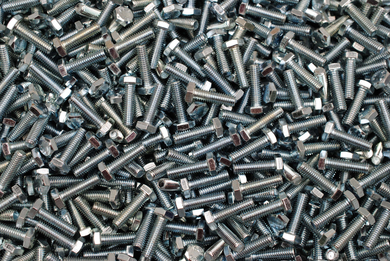 300) Metric Hex Head M6-1.0 x 20 Cap Screw Bolt 6mm Zinc